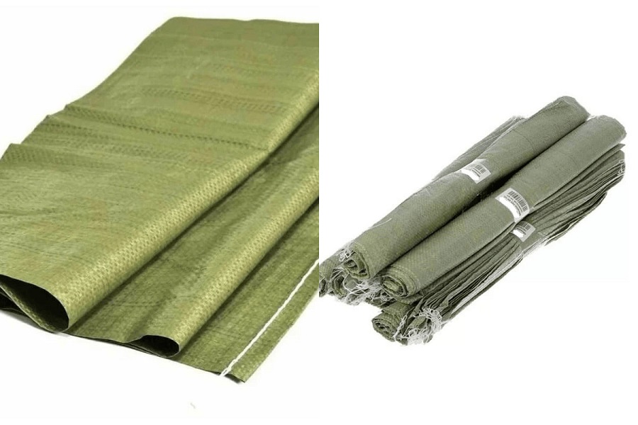 Зеленые мешки для строительного мусора